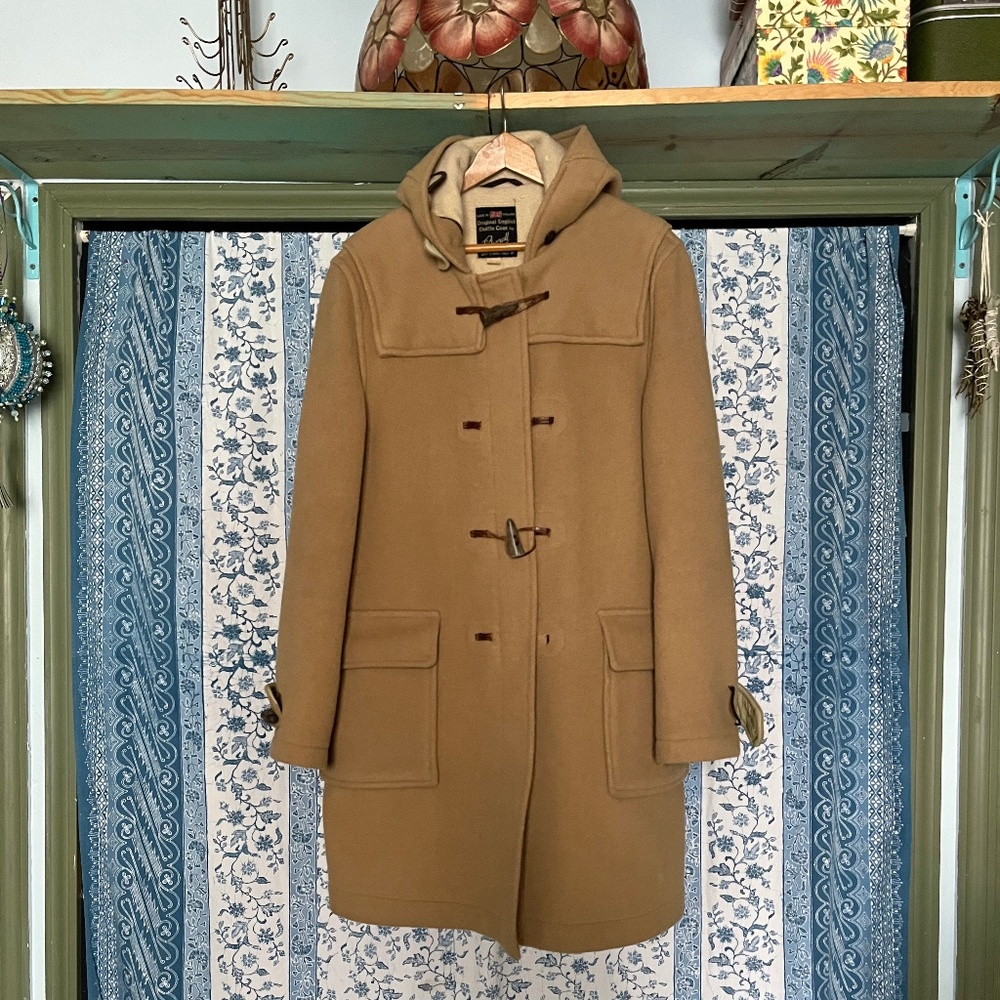 Vintage Gloverall original English duffel coat,  made in England